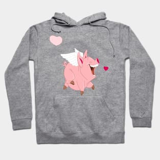 Happy hop hop pig Design Hoodie